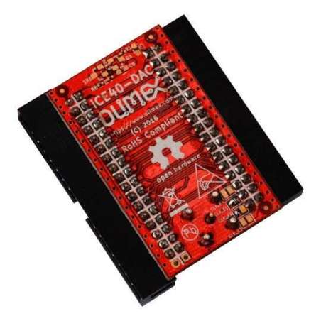 iCE40-DAC (Olimex) MODULE WITH FAST DAC WITH 100MHZ CLOCK