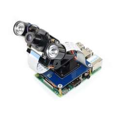 2-DOF Pan-Tilt HAT for Raspberry Pi  (WS-16138)