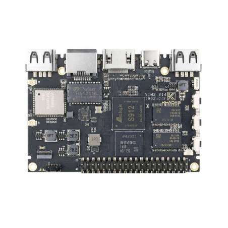 Khadas VIM2 Basic 2GB DDR4, 16GB eMMC, AP6356S, Amlogic S912, 64bit Octo, SBC