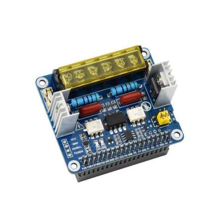 2-CH Triac HAT for Raspberry Pi, Integrated MCU, UART / I2C (WS-17852)
