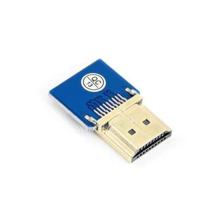 DIY HDMI Cable: Straight HDMI Plug Adapter (WS-14474)