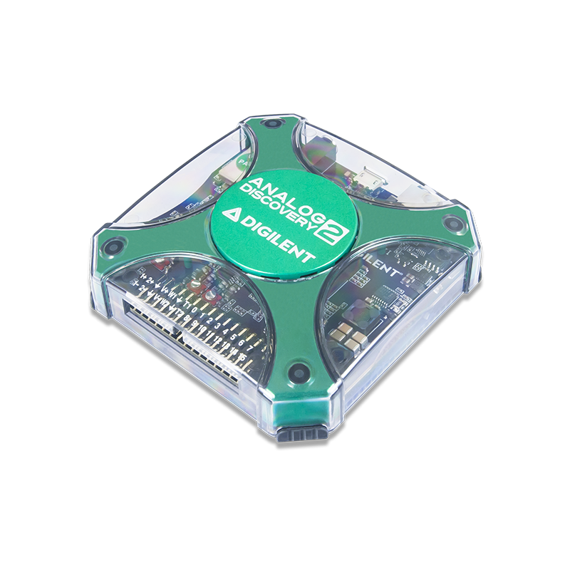 Analog Discovery 2 -100MS/s USB Oscilloscope, Logic Analyzer and Variable Power Supply (DIGILENT) Analog Discovery 2 -100MS/s USB Oscilloscope, Logic Analyzer and Variable Power Supply (DIGILENT)
