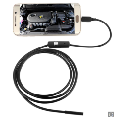 *na sklade* IP67 Waterproof 0.3MP Android USB Endoscope - Black