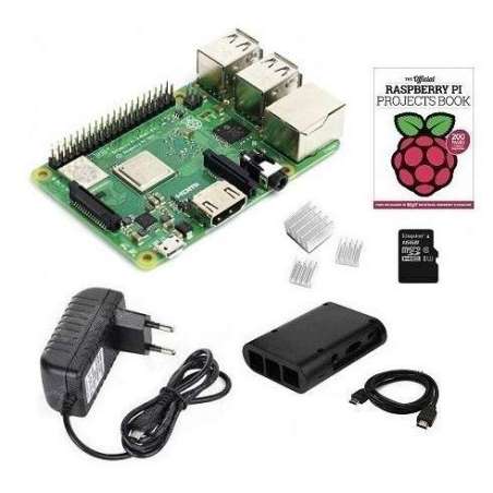 RLX2-KIT-RPI3PLUS-16GB RASPBERRY PI 3+ STARTER KIT2 -16GB SD card,Case,HDMI Cable, 3xchladice,zdroj 5V/2A