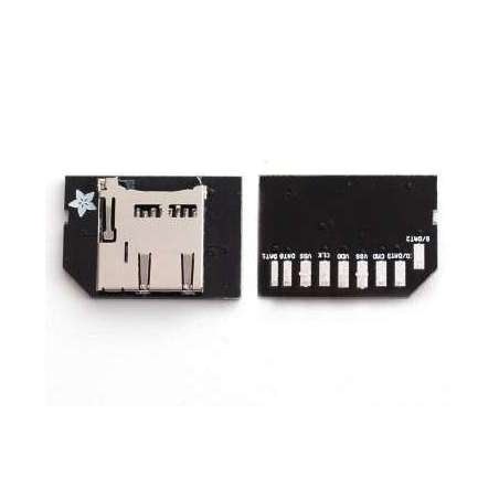 Low-profile microSD card adapter for Raspberry Pi (Adafruit 966)