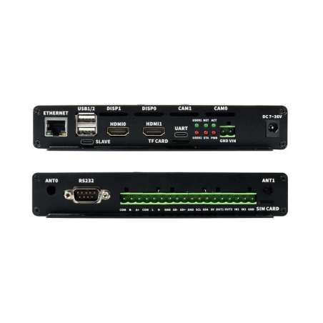Industrial IoT Mini-Computer  Raspberry Pi Compute Module 4, PoE, 5G/4G, Metal Case, Fan (WS-20785)