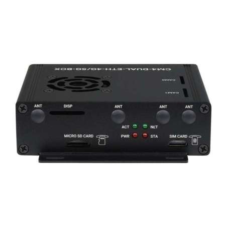Dual Gigabit Ethernet 5G/4G RPi Compute Module 4 (CM4 NOT Included) Metal Case,Fan (WS-21108)