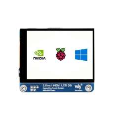 2.8inch HDMI IPS LCD Display (H), 480×640, Adjustable Brightness, Fully Laminated Screen (WS-21316)