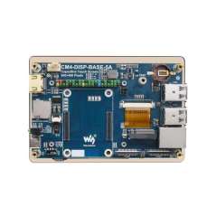 5″ Touch Screen Expansion for Raspberry Pi CM4, PoE Header, Gigabit Ethernet, 4K Output (WS-22024)