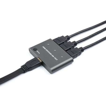 HDMI 4K Switcher, 3 In 1 Out, One-Click Switch (WS-23120)