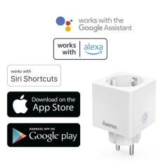 SMART WiFi Mini zásuvka, meranie spotreby Hama 176575