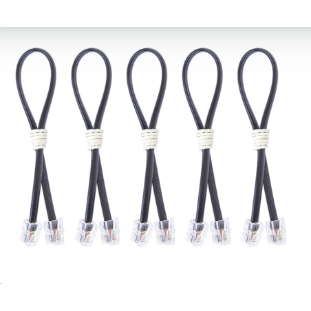 EF05049 ELECFREAKS RJ11 4P4C 200mm Cable (Pack Of 5) PLANETX