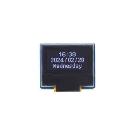 0.49inch OLED Display Module, 64×32 Resolution, I2C Communication, Black / White Display Color (WS-26783)