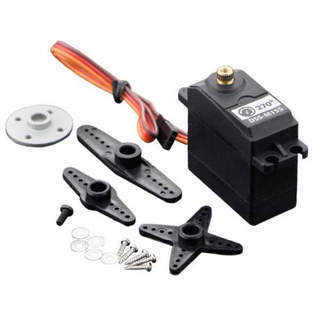 DF Metal Geared 15Kg Standard Servo 270°  7.2V, 1.47N-m  (DSS-M15S) SER0038