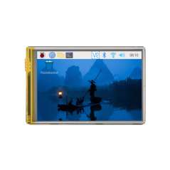 3.5inch Resistive Touch Display (G) for Raspberry Pi, IPS Panel, 320×480, Immersion Gold Process, 262K Color (WS-30897)