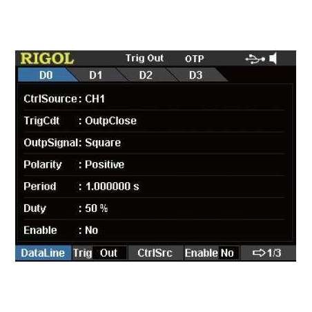 DP8-DIGITAL-IO (RIGOL) Four channels for trigger in & out option for the DP832 