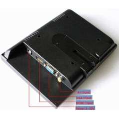 7'' 1280x800 HDMI/VGA/PAL Display (ER-RPB1288HD)