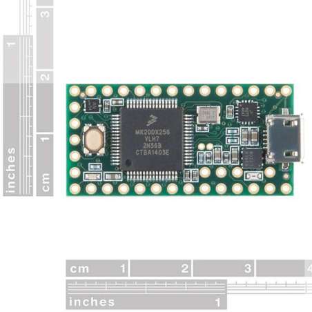 Teensy 3.2 (Sparkfun DEV-13736) Teensy 3.2 and 3.1 are interchangeable